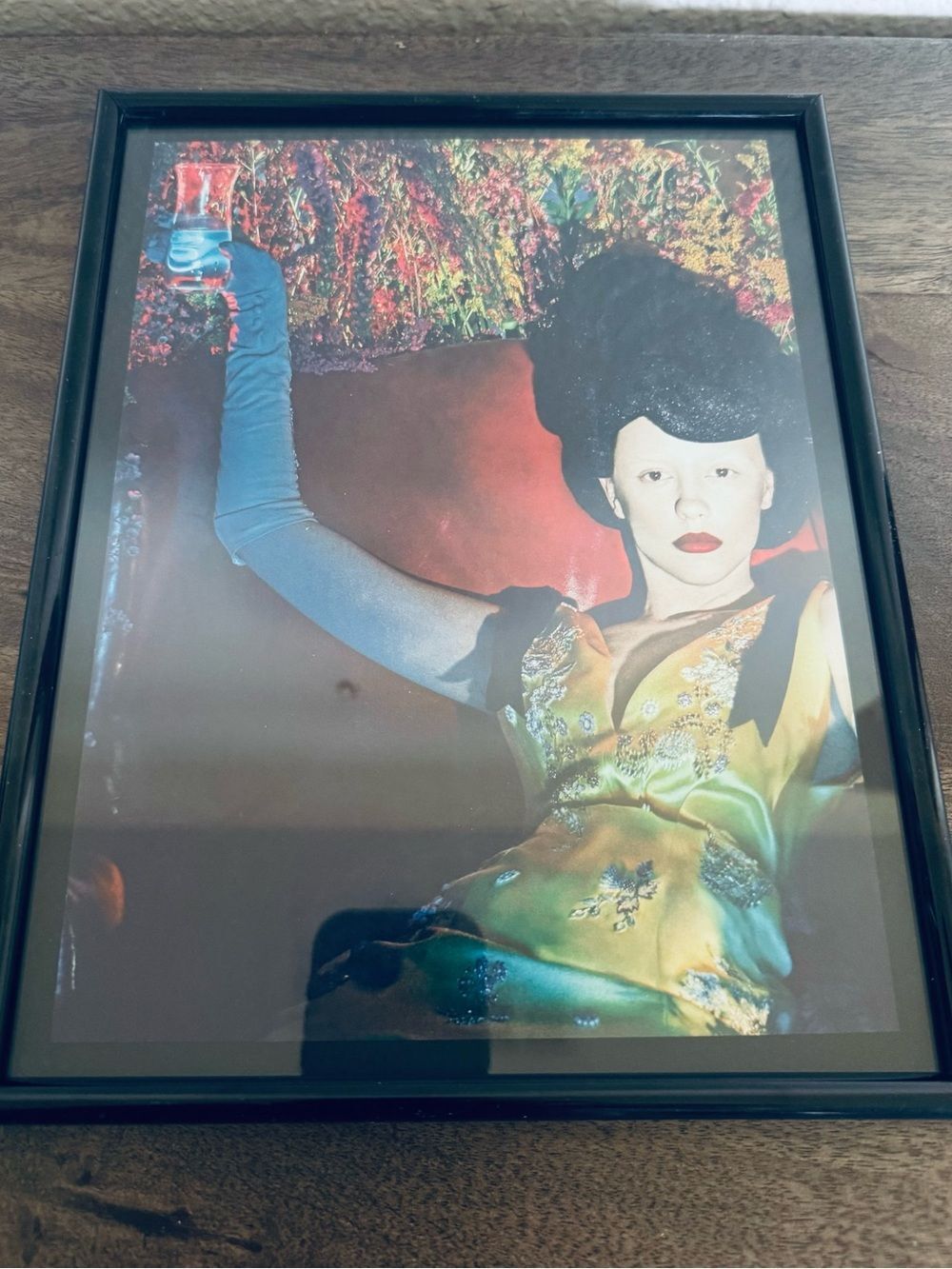 Framed Luxury Fashion Designer Couture Ad Art
